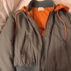 Urban Outfitters Olive and orange Bomber / SIZE M